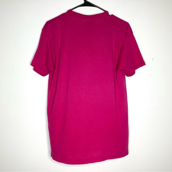 < Vintage FR Sport Plaid Bow Embroidered Tee > - Picture 2 of 5